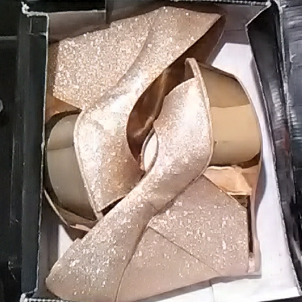 Gold heels
